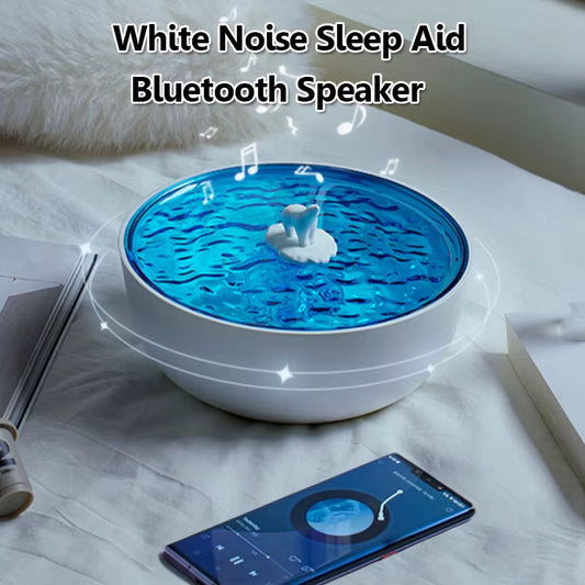 Portable Bluetooth Speaker White Noise Sleep Aid Soundbar Wave Projection Ambient Light MP3 Music Player Fragrance Diffuser